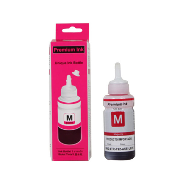 Universal Magenta Dye Based Ink Bottle (70ml) - ASTA Brand - Cartridge ...