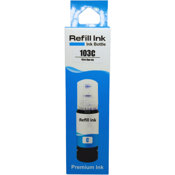 Epson Ecotank 103 Refill Ink - Alternate Brand/Cyan