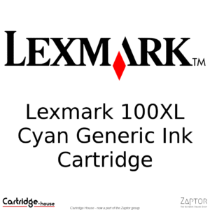 Lexmark 100XL Cyan Compatible Ink Cartridge - Alternate Brand