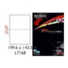 White Laser Label 199 59 x 143 5mm