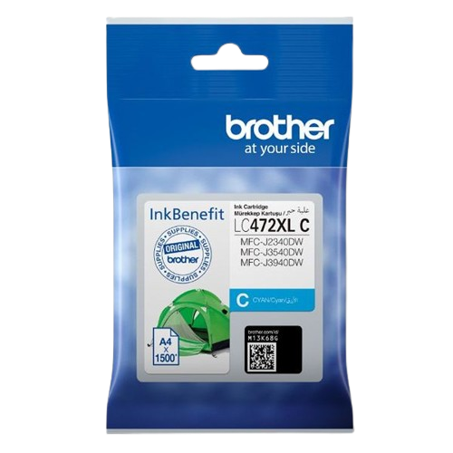 Brother LC-472 XL Cyan Original Ink Cartridge