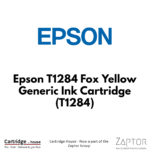 Epson T1284 Fox Yellow Compatible Ink Cartridge – Alternate Brand