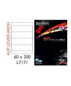 White Laser Label 60 x 200mm L A