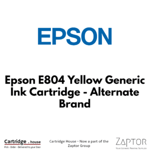 Epson E804 Yellow Generic Ink Cartridge – Alternate Brand