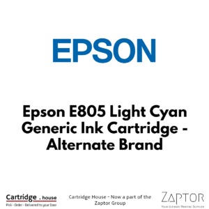Epson E805 Light Cyan Generic Ink Cartridge – Alternate Brand