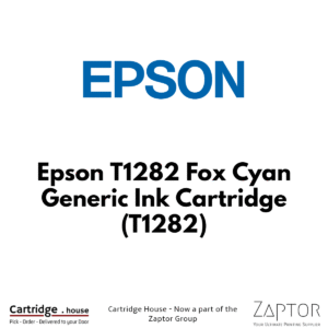 Epson T1282 Fox Cyan Compatible Ink Cartridge – Alternate Brand
