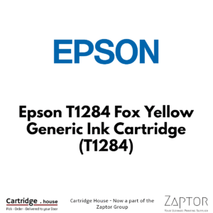Epson T1284 Fox Yellow Compatible Ink Cartridge – Alternate Brand
