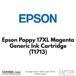 Epson Poppy 17XL Magenta Generic Ink Cartridge (T1713) – Alternate Brand