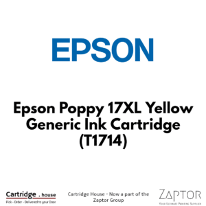 Epson Poppy 17XL Yellow Generic Ink Cartridge (T1714) – Alternate Brand