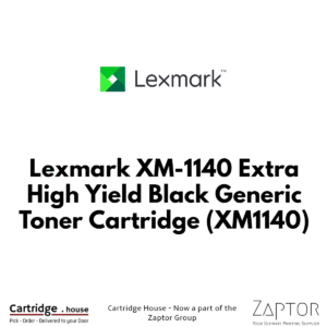 Lexmark XM-1140 Extra High Yield Black Compatible Toner Cartridge – Alternate Brand