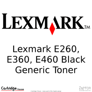 Lexmark E260, E360, E460 High Yield Black Compatible Toner Cartridge – Alternate Brand
