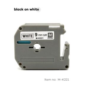 Brother Compatible MK Tape – 9mm wide – 8m Long