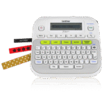 Brother P-Touch D210 Desktop/Handheld 2 Line Label Printer (6mm-12mm TZe)