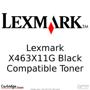 Lexmark X463, X464, X466 Extra High Yield Black Compatible Toner Cartridge – Alternate Brand