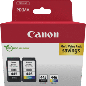 Canon PG-445/CL-446 – Ink Multipack (Black & Tri-Colour) – Original